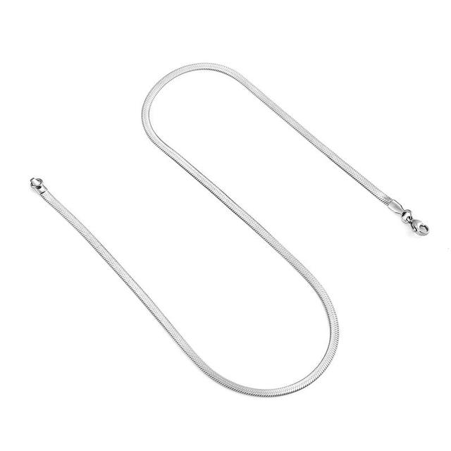 Stainless Steel Flat Snake Chain/Necklace