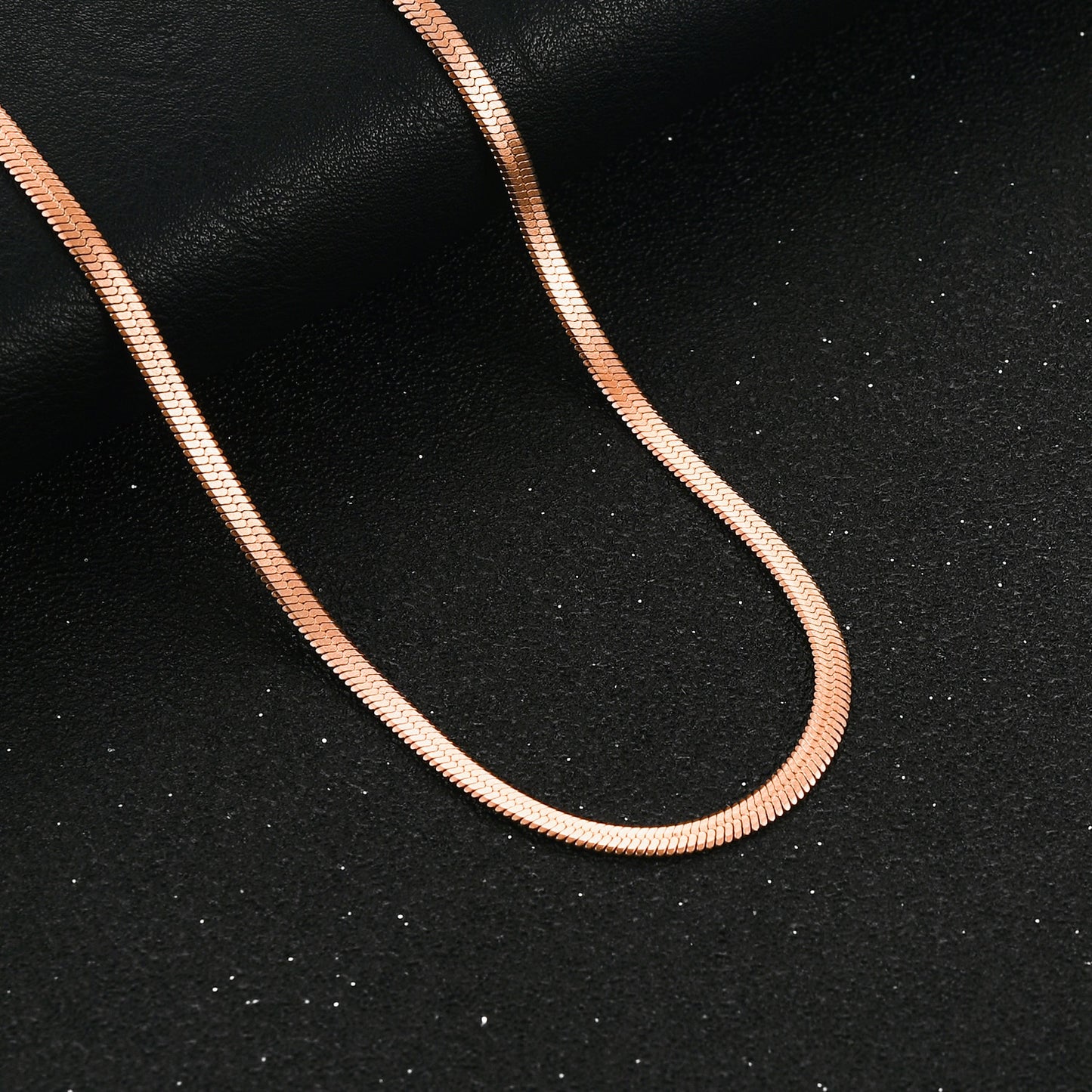 Flat Stainless Steel Snake Chain/Necklace