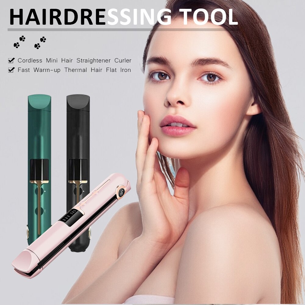 Portable/Travel Hair Curler & Straightener